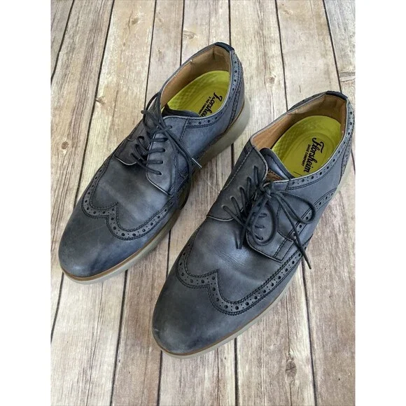florsheim blue dress shoes Florsheim Shoes Supacush Jr. Plain Toe Oxford Navy Size 1 main image 0